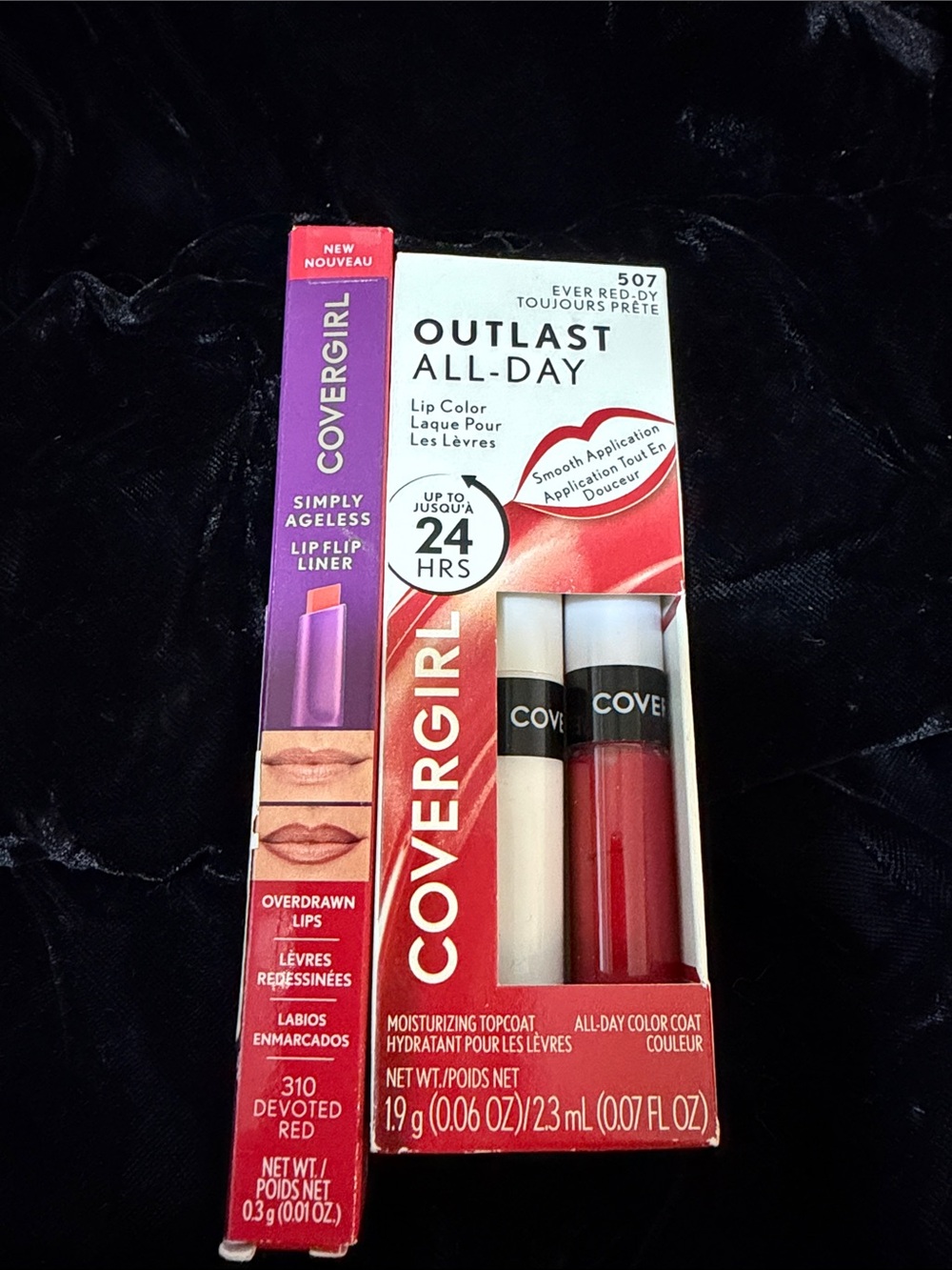 COVERGIRL Outlast All-Day Lip Color Set in Red and White